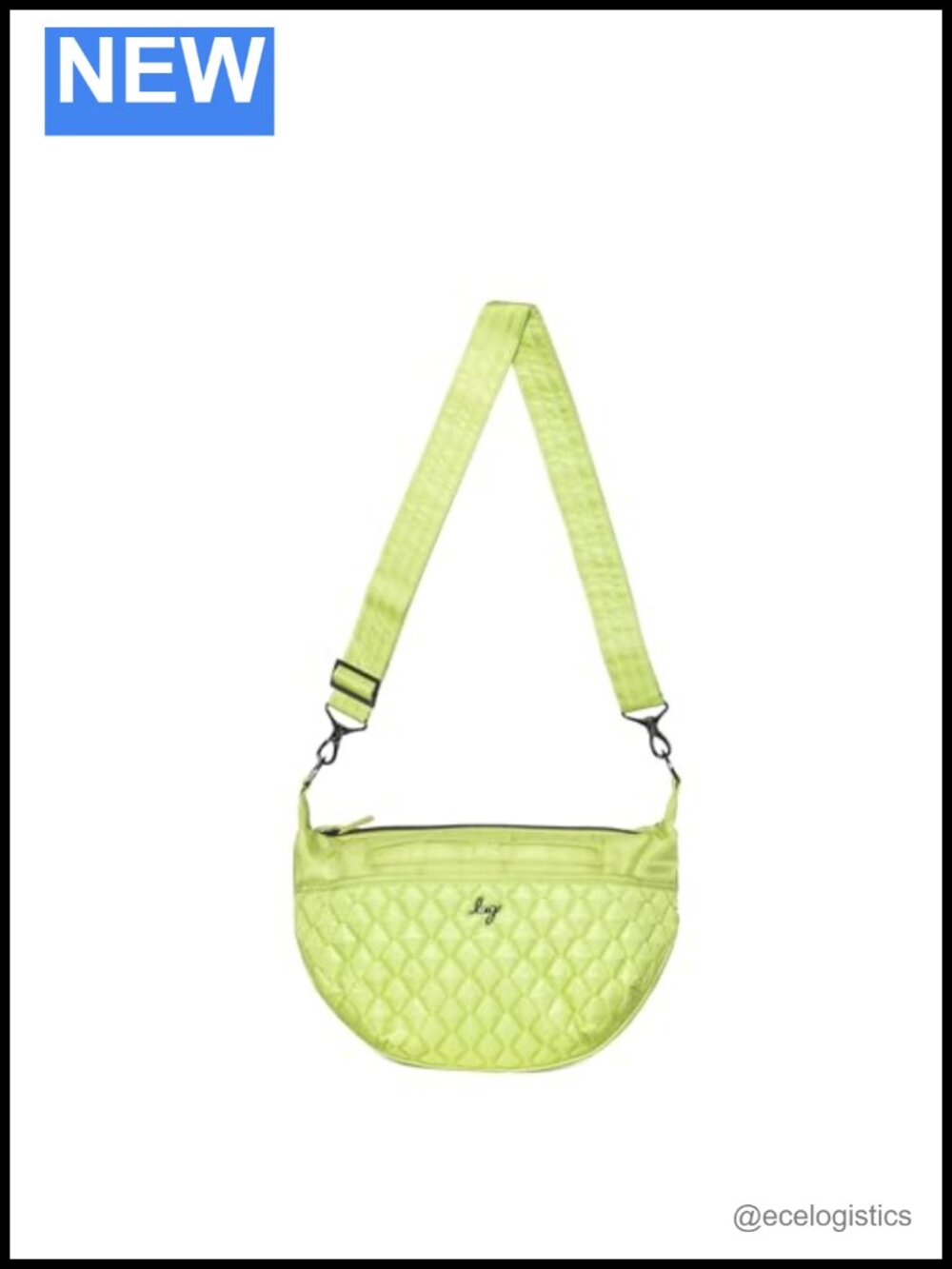 Lug Crossbody Bag with RFID Protection Adjustable Strap